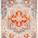 Marjorie Red and Beige Updated Traditional Area Rug 5' x 7'9"