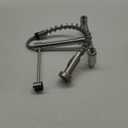 Wall Mount Kitchen Faucet with Pull Down Sprayer Single Handle High Arc Spring Kitchen Sink Faucet Brushed Nickel Stainless Steel Cold Water Only Kitchen Faucets