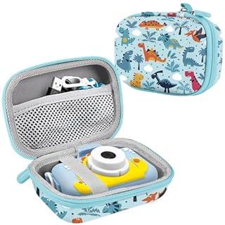 Leayjeen Kids Camera Case Compatible with OUTUVAS/Goopow/Mgaolo/HOOMOON/Kids Camera Toys and Kids Digital Video Camcorder Camera,Best Birthday Festival Gift -Blue(Case Only)