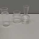Mini Glass Vases for Centerpieces - Hewory Small Clear Bud Vase in Bulk, Cute Flower Vases Set for Wedding, Home Decoration, Table Decor (Clear, 16)