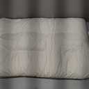 YOUR MOON Soft Natural Wool Pillow Queen Size Set of 2, Flat & Thin Wool Pillow for Sleeping, Breathable Soft Cotton Cover, Low-Loft Bed Pillows for Back and Stomach Sleepers (Off White)