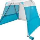 Coleman Backpack Sun Shelter, Portable 7x7ft Canopy Tent with Easy Setup, Lightweight Shade Tent for Beach, Park, Sidelines, & More, Backpack Carry Bag
