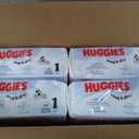 Huggies Size 1 Diapers, Snug & Dry Newborn Diapers, Size 1 (8-14 lbs), 256 Count (4 Packs of 64)