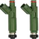 Fuel Injector 12 Holes 4Pcs | 1.8L L4 Gas DOHC | for 2000-2005 Toyota Celica MR2 Spyder 2000-2004 Corolla 03-06 Matrix, 00-02 Chevy Prizm, 03-06 Pontiac Vibe | Replace# 23250-0D040, 23250-22040