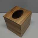 ALELION Tissue Box Cover Square - Acacia Wood Tissue Box Holder for Tabletop Night Stands Bathroom Office - Decorative Facial Cube Tissue Box Cover for Modern Farmhouse Decor