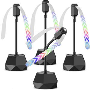 Fly Fans for Tables, Fly Repellent Fan with Adjustable Directional (360) Quiet Bug Fans with Soft Blades, Picnic Food Fans to Keep Flies Away, Powered by 2AA Batteries (Not Include)