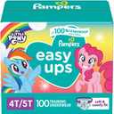 Pampers Training Pants - Easy Ups Girls & Boys - Size 4T-5T, 100 Count, My Little Pony Potty Underwear (Packaging May Vary)