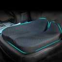 2024 Upgrades Car Coccyx Seat Cushion Pad for Sciatica Tailbone Pain Relief, Heightening Wedge Booster Seat Cushion for Short People Driving, Truck Driver, for Truck Accessories Office Chair