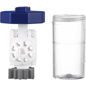 3 Pieces Hydrogen Peroxide Contact Lens Cleaner Case, Eye Contact Lens Washer Machine, Portable Travel Size Vented Universal Protective Barrel-shaped Case