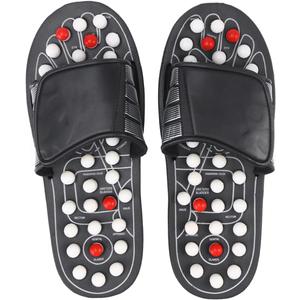 Beavorty Arch Support for Women Men Reflex Massage Shoes Tai Chi Gossip Health Care Slippers for Foot Pain Relief Magnetic Relief Massager