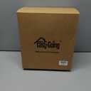 Easy-Going 2 Pack 19"x19" Water Resistant Wicker Chair Cushions Reversible Tufted Pads Seat Indoor Furniture Beige