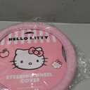 Sanrio Hello Kitty Pink Car Steering Wheel Cover, Universal Fit Cute Car Accessories for Women Stylish Decor Gifts Hello Kitty Accessories - Fits Standard Wheels 14.5"-15"