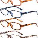 NORPERWIS 6 Pack Ladies Reading Glasses for Women Blue Light Blocking Spring Hinge Fashion Eyeglasses Readers for Women (Mix Color -4, 2.25, multiplier_x)