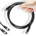 720073-6 5 Foot Ethernet Cable AS EC 5E Replace for Humminbird, Black Fit for Helix, APEX, SOLIX and Onix