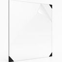 Clear Acrylic Sheets 1/4" Thick (6mm) - Size 24x36 - Durable, Shatter-Resistant Plexiglass Panels for DIY, Crafts, Signage, Home Décor, Display Cases & More - Easy to Cut & Drill