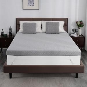 Firm Mattress Topper 4 Inch Short Queen, Extra Firm to Firm Reversible Mattress Pad, High-Density Memory Foam Bed Topper for Back Pain Relief, No Smell, CertiPUR-US Certified,75" x 60"