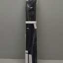 No Drill Blinds for Windows 1" Vinyl L-Shaped Slats Cordless Mini Blinds for Home, 26" W  64" H Black