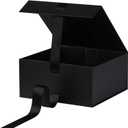 OEMVALATY Black Gift Box,10x10x5 Inches Gift Boxes with Lids for Presents with Magnetic Closure and Ribbon for Wedding,Storage,Birthday