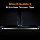 2 x OneFish for iPhone 15 Pro 6.1 inch Tempered Glass Screen Protector Full Edge Coverage? Privacy Auto Dust-Elimination Easy Installation Screen Protector [2 Pack]