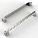 Amerdeco 10 Pack Brushed Satin Nickel Cabinet Pulls 10 Inch(256mm) Hole Center Cabinet Hardware Kitchen Cabinet Handles for Bathroom Drawer Pulls Dresser Pulls ZH0001