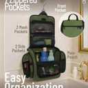 D&D Wanderlust D&D Hanging Travel Toiletry Bag for Men and Women Cosmetics, Makeup and Toiletries Organizer Kit with 10 Compartments