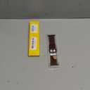 EDIMENS Leather Bands Compatible with Apple Watch 46mm 45mm 44mm 42mm(Series 1 2 3) Band Men Women, Vintage Genuine Leather Wristband Replacement Band Compatible for Apple Watch iwatch Series 10 9 8 7 6 5 4 SE (Classic Retro Walnut)