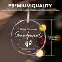 2 x First Time Grandparents Gifts - Christmas Ornaments, Baby Pregnancy Announcement, New Grandma Gift Ideas - Baby Announcements (2024)