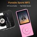 MP3 Player, Music Player with 16GB Micro SD Card, Build-in Speaker/Photo/Video Play/FM Radio/Voice Recorder/E-Book Reader, Supports up to 128GB