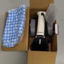 Powerful Handheld Fabric Steamer  1800W with Fast Ceramic HeatUp Plate, 2in1 Ironing & Wrinkle Remover, Steam Nozzle, Lint Brush  White, for US 120V Only