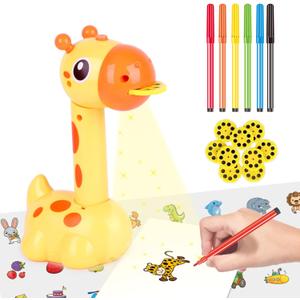 Giraffe Drawing Projector for Kids with 72 Templates Kids Drawing Kit, Toys for 4+ Year Old Girls Perfect for 4 5 6 Year Old Girls Birthday Idea
