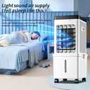 Swamp Cooler, Portable Air Conditioners, Evaporative Cooler 2026 Upgraded Air Cooler, Windowless Portable AC Unit Cooling Fan That Blow Cold Air, Ultra Quiet for Room, Restaurant, Home (creamy)
