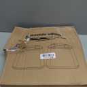 Rectangle Lamp Shades Set of 2, 10.5" x 10"x 13" Medium Cut Corner Beige Lampshades Natural Linen Hand Crafted, Include 2 Pack Lamp Harps, Suitable for E26 Base and Saddle Base, Easy Assembly Required