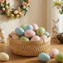 Easter Speckled Eggs (16 Pcs Pastel Color)
