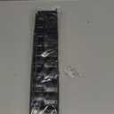 2 Pack Hat Organizer for Baseball Caps, Hat Rack for Wall Hold Up to 20 Hats, Hat Holder with Strong Adhesive and Screws, Hat Organizer Wall Mounted Hat Hanger Display for Door Closet Bedroom(B-Black)