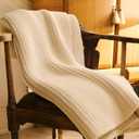 Greenwich Weighted Blanket 15 lbs 100% European Cotton, Made in Portugal Soft, Breathable & Chemical-Free Weighted Throw Blanket for Adults, Sofa or Bed - 86 in x 47 in