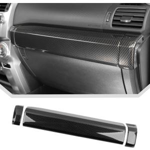 JeCar 3pcs Carbon Fiber Dash Cover Trim Interior Accessories for 2010-2024 Toyota 4Runner