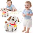 HOLA Baby Toys 6-12 Months Musical Dancing Puppy Tummy Time Toy, Toddler Learning Toys for 1 Year Old Girl Boy, 1st Birthday Gift for Boys & Girls Christmas Stocking Stuffers