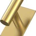 VAEHOLD Wall Towel Hooks, Heavy Duty Sticky Holder Waterproof Towel Hooks for Hanging Coat, Clothes, Closet Hook Wall Mount for Kitchen (Gold, Adhesive 1 Pack)