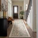 Washable Kitchen Rug Runners for Hallways: 2'x10' Bedroom Rug Non Slip Low Pile Stain Resistant Soft Indoor Floor Carpet Runner Rug for Entryway Hallway Kitchen Laundry Room Farmhouse