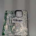 for iPhone 15 Pro 6.1 inch Case with Card Holder Soft Leather Wallet Case Protective Shockproof Hard Cover for Women Man (Green Floral Flowers, iPhone 15 Pro 6.1 inch)