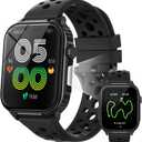 Parsonver Smart Watch for Men Women GPS, 10-Day Battery Fitness Tracker with Bluetooth Calling, 100+ Sports Modes, Heart Rate, Sleep Monitor, Step Counter, Activity Tracker for Android & iPhone, Black