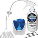 Ear Wax Removal Tool by Tilcare - Ear Irrigation Flushing System for Adults & Kids - Perfect Ear Cleaning Kit - Includes Basin, Syringe, Curette Kit, Towel and 30 Disposable Tips