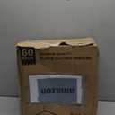 HOUSE DAY Black Plastic Hangers 60 Pack, Clothes Hangers with Non Slip Hooks, Durable & Space Saving Coat Hanger, Light-Weight Clothing Hanger, Perfect Closet Organizer for Everyday Use