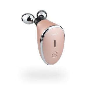 Gemini Microcurrent Face Massager Roller, Skin Rejuvenation Beauty Device for Neck and Face, Double Chin Reduction, Anti-Wrinkles, Face Sculpting, Toning and Tightening (Champagne Gold)