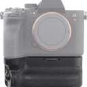 FocusFoto Vertical Battery Grip Holder Multi Power Pack for Sony Alpha A9 II, A7 IV, A7R IV, A7R V, A1 Mirrorless Camera Replacement for VG-C4EM, Support up to Two NP-FZ100 Batteries