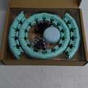 FIT ON FORM Infinity Weighted Hula Hoop for Adults Weight Loss, Smart Exercise Hola Circle Hoop for Women Abs Workout (Green - 47 Inch)