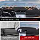 Cartist Suede Dash Mat Cover for Honda CR-V CRV 2017-2022 Dash Cover Nonslip Dashboard Mat Protector Sunshade No Glare