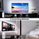 MY BEAUTY LIGHT White LED Strip Lights, 16.4ft Dimmable LED Light Strip with RF Remote, 300 Bright 6500K 2835 LEDs, Strong Adhesive LED Tape Light with Timing Mode for Mirror Bedroom Kitchen Cabinet