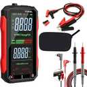 2026 Upgraded FS899L Digital Multimeter, 6000 Counts True RMS Auto-Ranging AC/DC Voltage Tester, NCV Capacitance Meter, USB-C Rechargeable Color Screen with 2 Alligator Clips
