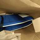 14-Position Adjustable Floor Chair with Back Support - Portable Gound Seating for Adults & Kids, Foldable Meditation Chair with Japanese KOYO Bearings & Washable Linen Cover (Blue)